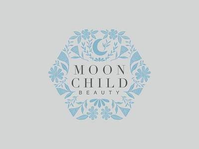 Moon Child Beauty Co branding design graphic design illustration logo procreate typography
