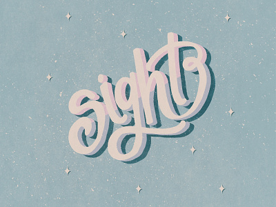 Sight branding design graphic design illustration logo procreate sight typography