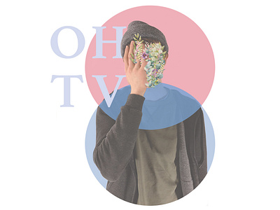 OH TV abstact album artwork design floral design flower portrait type typography