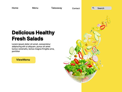 Now you can order your salat design figma homepage salat ui ux website page