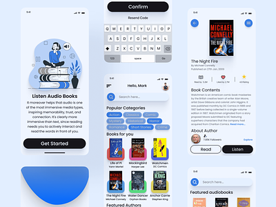 eBooklet - Mobile App UI Design