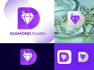 Diamond Flash Logo | Brand Logo | Modern Logo