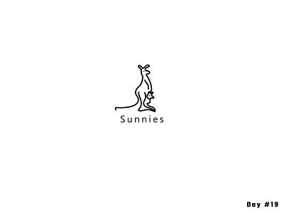 Daily Logo Challenge | Day #19 - Kangaroo branding design graphic design logo vector