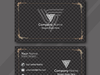 Modern Business Visiting Card|Formal Black White Visiting Card.