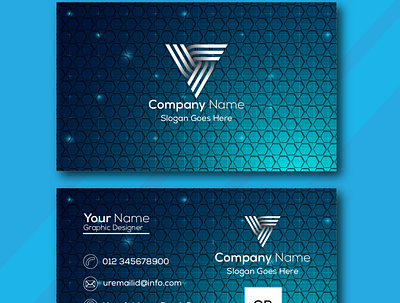 Modern Business Visiting Card|Formal Navy Blue Visiting Card design graphic design visitingcardtemplat