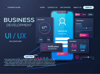 Modern Abstract Background| UI UX Background Design