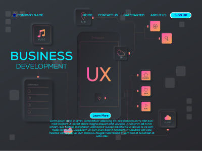 Modern Abstract Background| UI UX Background Design