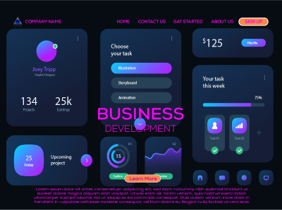 Modern Abstract Background| UI UX Background Design