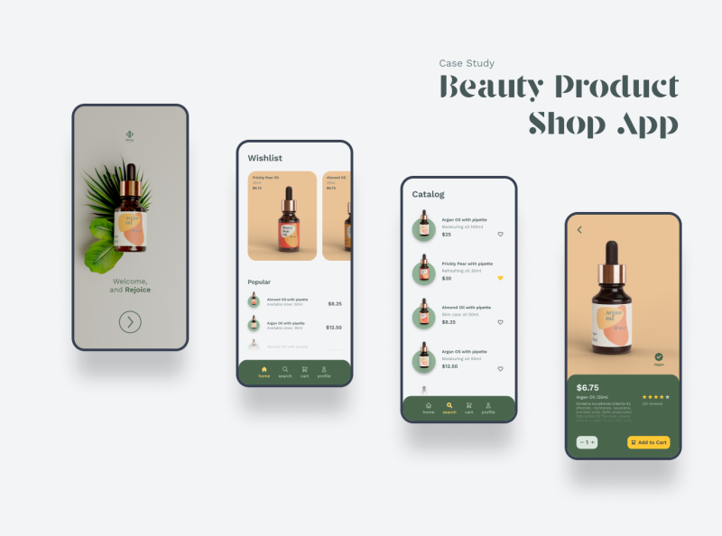 Mazag - beauty product shop app by Borys Kubiak on Dribbble