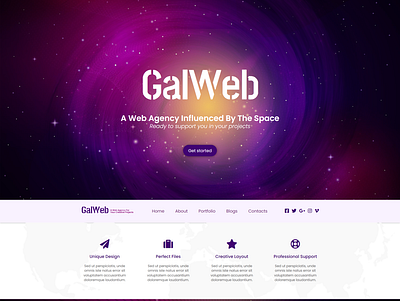 GalWeb Agency css design html javascript web developpement