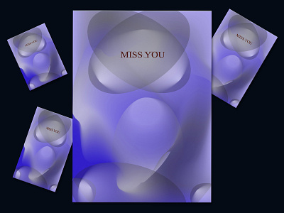 Wallpaper design, Miss you wallpaper design