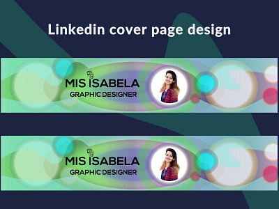 This is my linkedin cover photo design. business graphic design linkedin logo ui