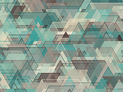 Equilateral Confusion - Teal Zoom art colors design equilateral generative pattern processing