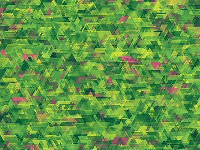 Equilateral Confusion - Green art colors design equilateral generative pattern processing