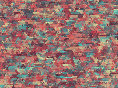 Equilateral Confusion - Red art colors design equilateral generative pattern processing