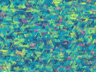 Equilateral Confusion - Blue art colors design equilateral generative pattern processing