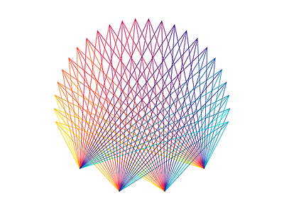Spiro art code codeart colors design digital generative grid lines processing