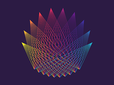 Not A Spirograph art code codeart colors design digital generative grid lines processing
