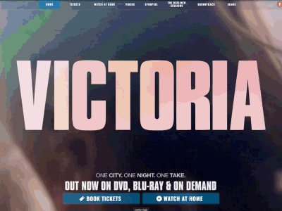 Victoria website berlin confusion curzon flashing lights masks text victoria video