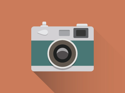 Flat Camera by Kristina Lagoda on Dribbble