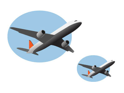 Airplane airplane icon illustration illustrator plane vector