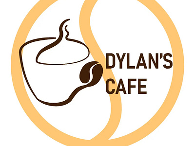 DYLAN'S CAFE LOGO 3d branding graphic design logo motion graphics vector
