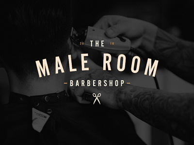 The Male Room altgothic barber copper type