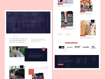 Project Marathon Girl marthon minimal run website website builder