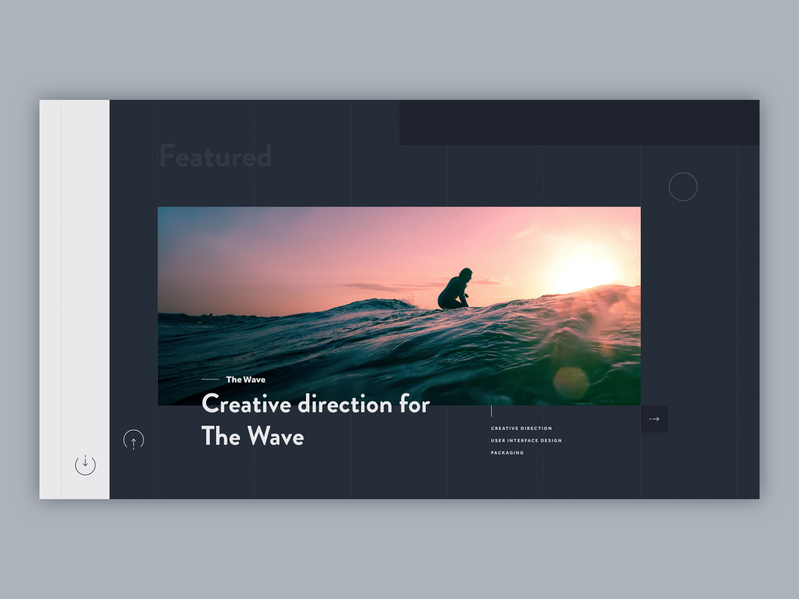 Portfolio site by James Shih-Gillen on Dribbble