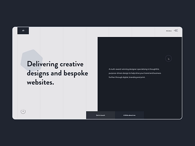 Portfolio 2019 darkui portfolio product design typography website design