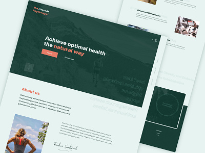The Lifestyle Physiologist clean clean ui productdesign sport webdesign website