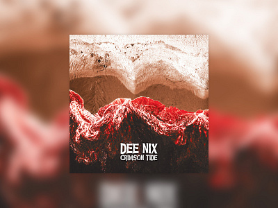 Dee Nix : Crimson Tide album cover branding graphic design logo photo edition