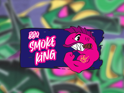 BBQ Smoke King Branding branding graphic design logo