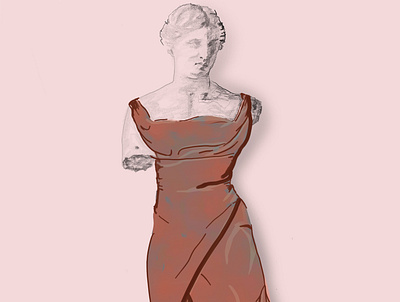 Venus in Vivienne design digital art digital painting editorial illustration fashion illustration illustration sketch
