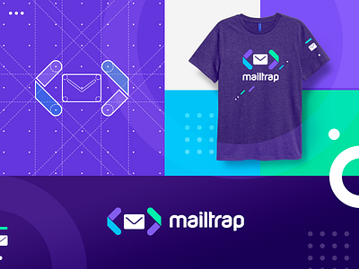 Mailtrap t-shirt vivid colors.