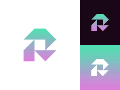 R Logo abstract logo bold logo branding crypto cryptocurrency exploration futuristic logo idea logo logo design logo design concept logo designer nft professional sophisticated logo