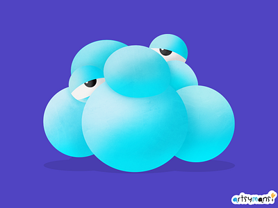 Mr. Cloud art cartoon character character design cloud design illustration vector
