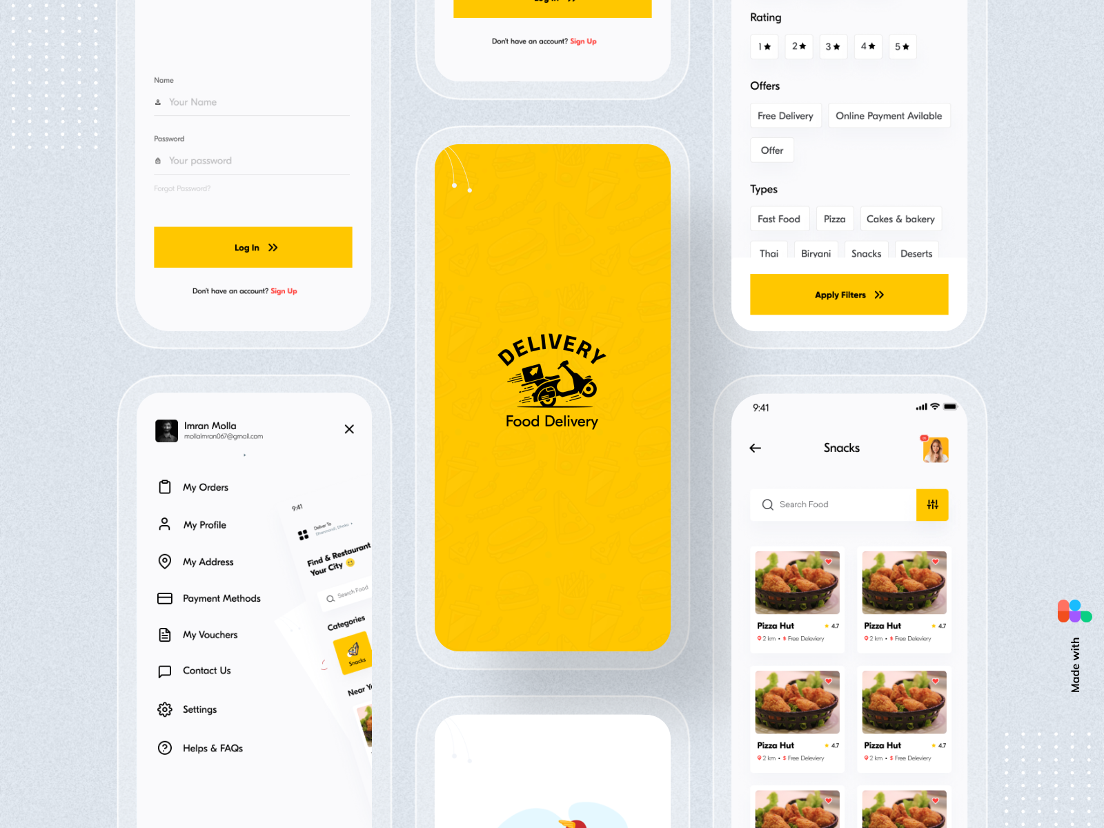 food delivery app