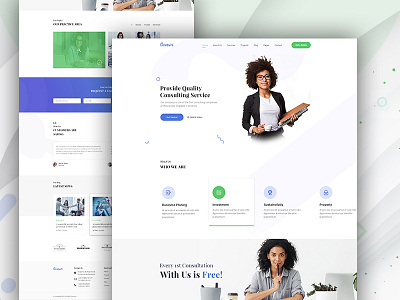 Consult - Business Consulting Landing Page