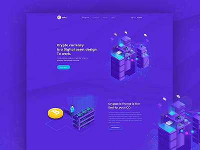 Ico Crypto Landing Page