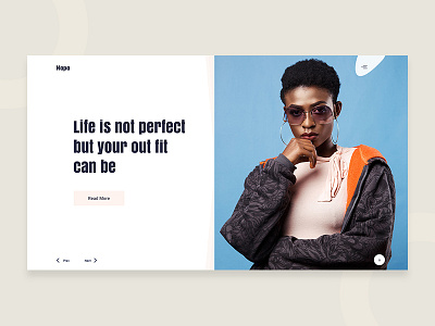 Fashion Exploration adobe xd clean clothes color design fashion header interface layout minimal minimalism photography simple slider typography ui ux web web design website