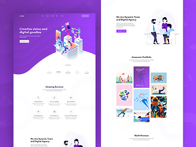 Design Agency - Homepage V1