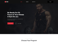 Gym - Landing page V1 by Imran Molla for DroitLab on Dribbble