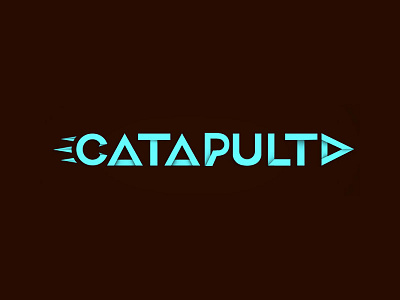 Catapulta _ concept logo catapulta logo speed