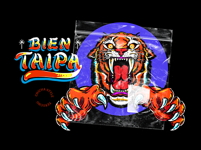 Bien taipa andreesalazar art chicha style color design illustration vector