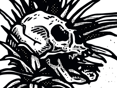 pineaple & skull andreesalazar peru wacom artwork digitalart illustration