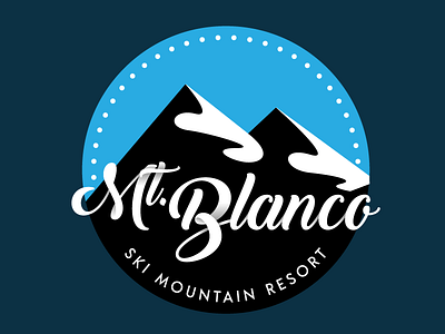 Mt Blanco branding daily logo challenge logo