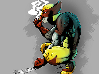 Wolverine - Cintiq test cintiq illustration wacom wolverine