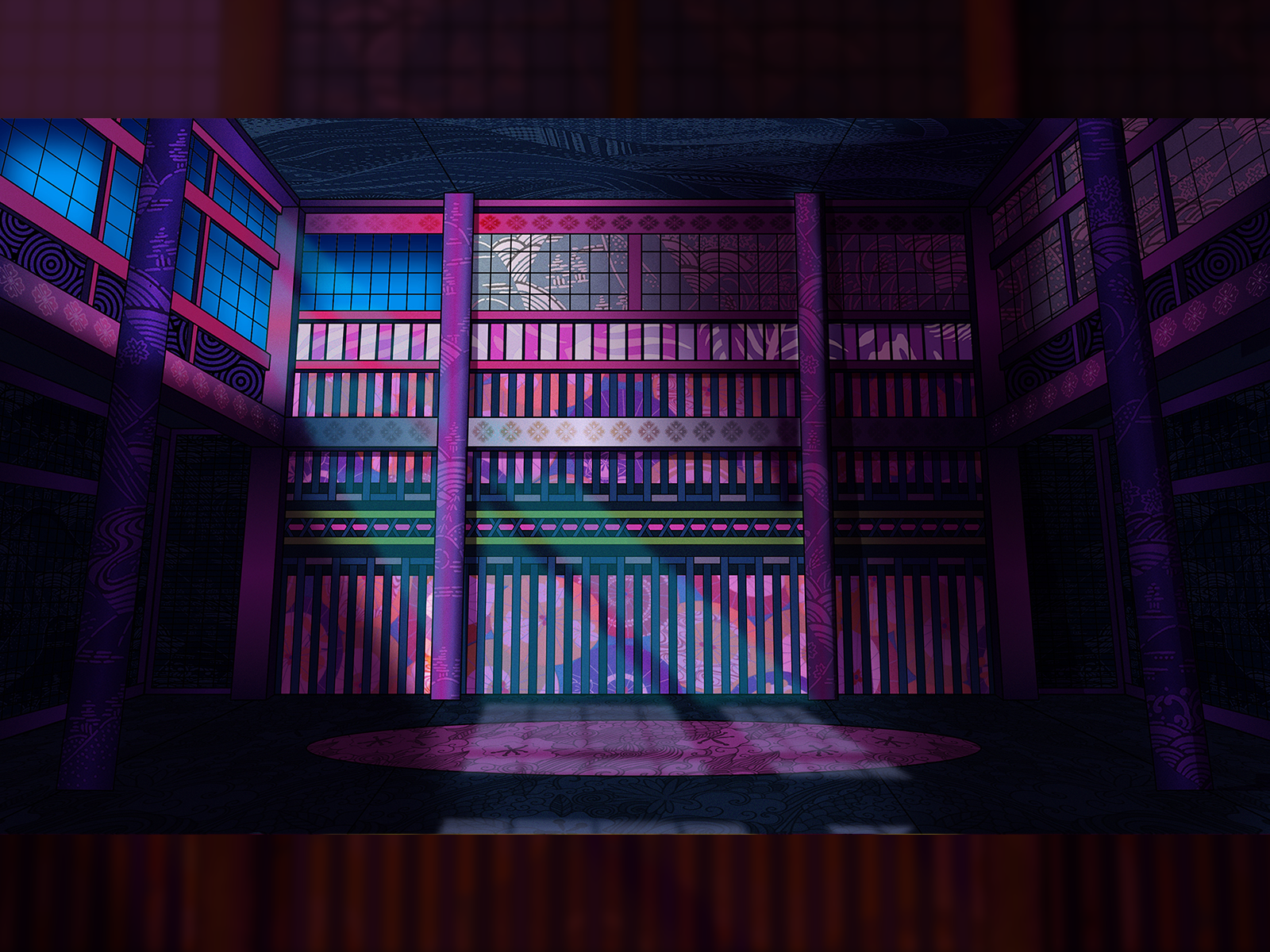 Dojo _ The background material that comes to the night _ The school hen  12_bg078_sashool_n - CLIP STUDIO ASSETS