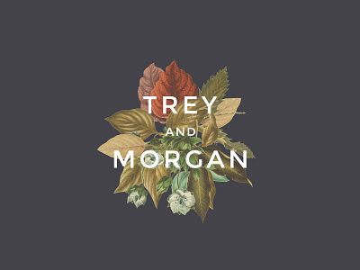 Trey and Morgan floral flowers wedding wedding invites